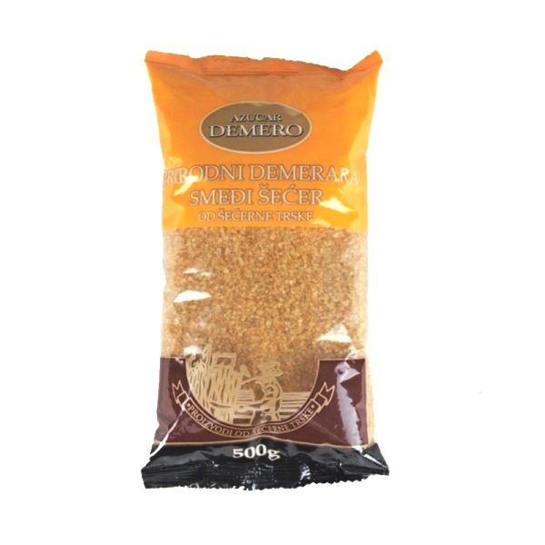ŠEĆER SMEĐI OD ŠEĆERNE TRSKE 500G - DEMERA