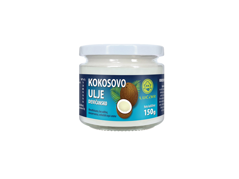 KOKOSOVO ULJE HL. CEĐENO-NERAF.150G - LUČAR