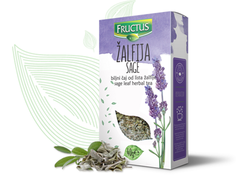 ČAJ ŽALFIJA - RINFUZ 40G - FRUCTUS