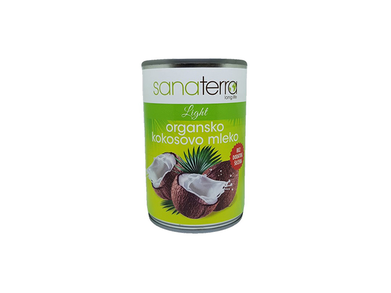 KOKOSOVO MLEKO ORG.400ML - SANTE