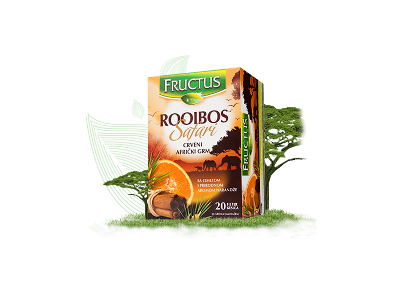 ČAJ ROOIBOS SAFARI- EXCLUSIVE 30G(20X1,5G) - FRUCTUS