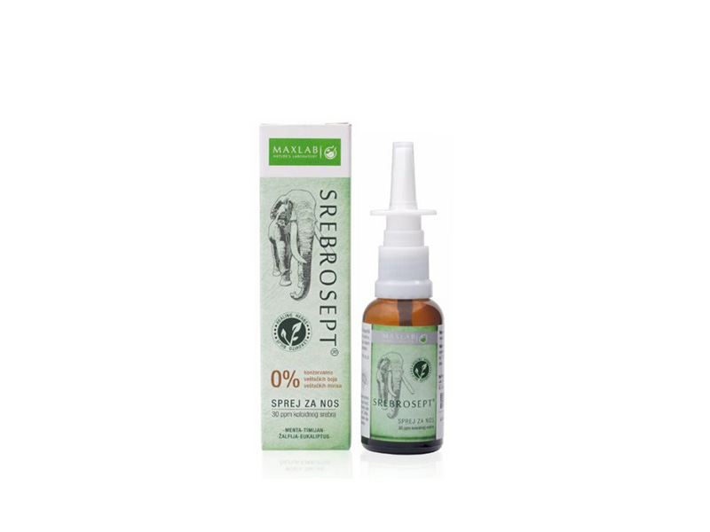 SREBROSEPT SPREJ ZA NOS 30ML