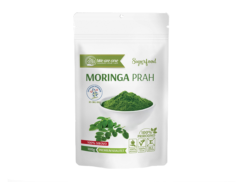 MORINGA ORGANSKI PRAH 100G - WAO