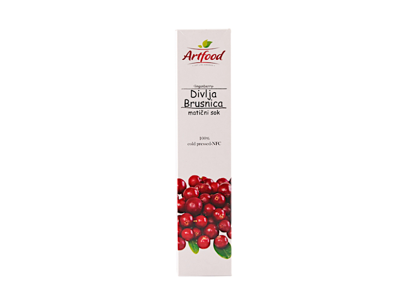 SOK OD BRUSNICE 0,5L - ARTFOOD