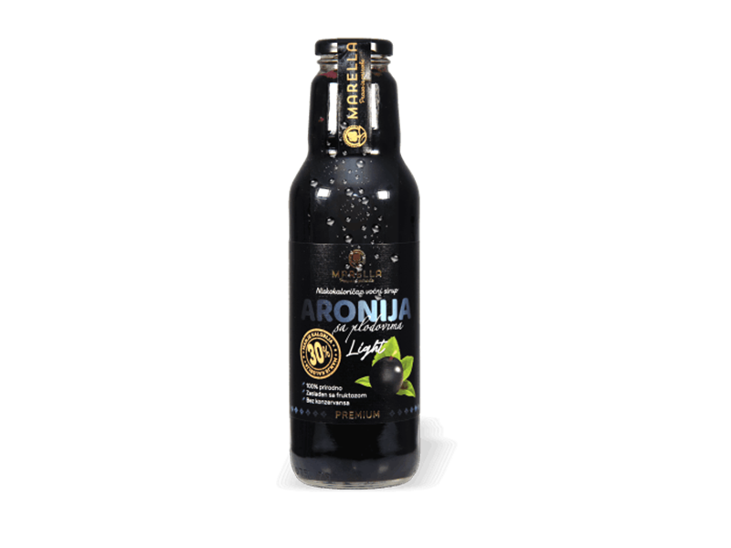 LIGHT VOĆNI SIRUP ARONIJA 0,75l 