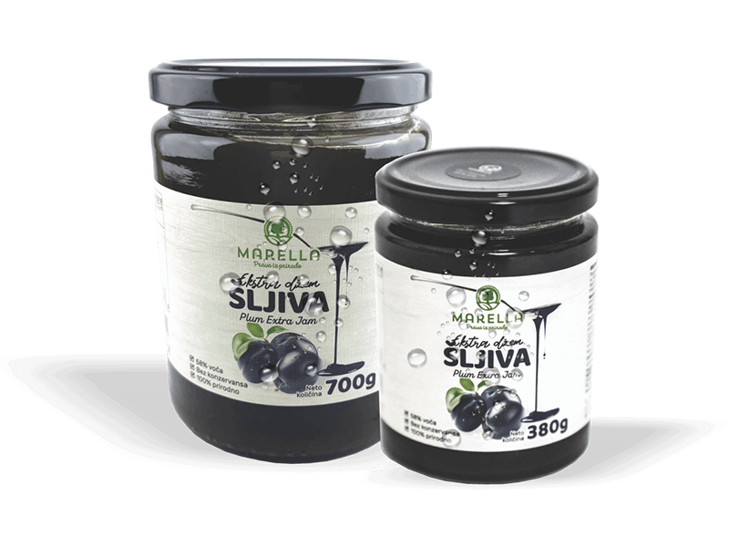 DOMAĆI EXTRA DŽEM ŠLJIVA 380G 