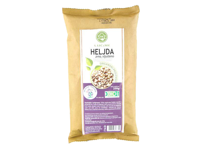 HELJDA ZRNO OLJUŠTENO ORGANIK 250g