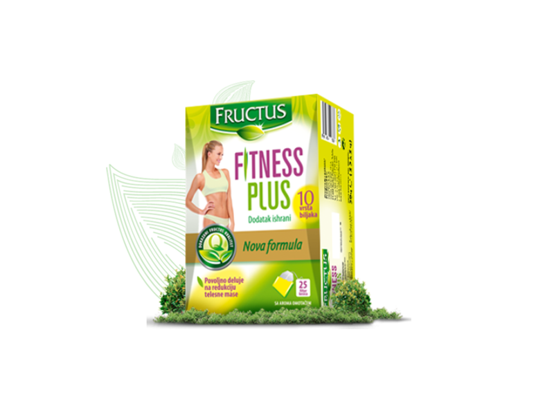 FITNESS PLUS - Čaj za mršavljenje 50g(25x1,5g) - FRUCTUS