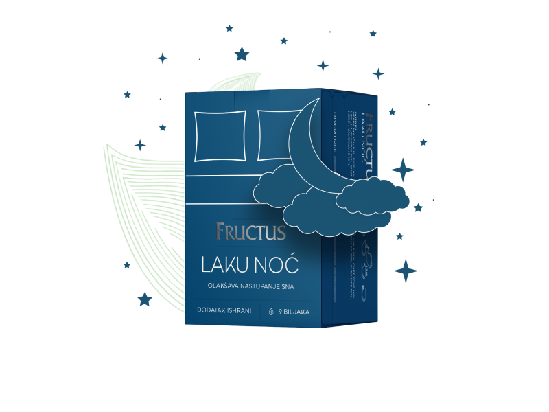 LAKU NOĆ - Čaj za opuštanje 37,5g(25x1,5g) - FRUCTUS