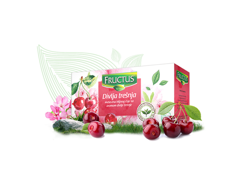 ČAJ DIVLJA TREŠNJA- Everyday 40g(20x2g) - FRUCTUS