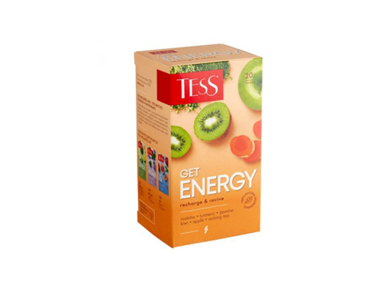 ENERGY ČAJ SA UKUSOM KIVIJA,JASMINA 20X1,5 - TESS