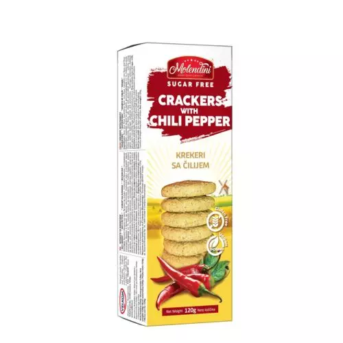 KREKER BEZ GLUTENA SA ČILIJEM 120G