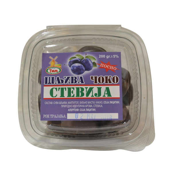 STEVIJA ČOKO ŠLJIVA 200G