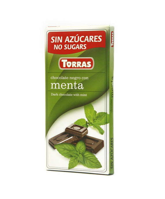 TAMNA ČOKOLADA SA MENTOM 75g - TORRAS