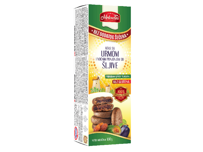 KEKS BEZ GLUTENA URMA - ŠLJIVA 180G
