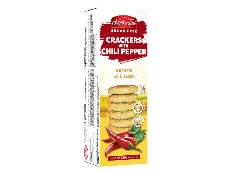 KREKER BEZ GLUTENA SA ČILIJEM 120G