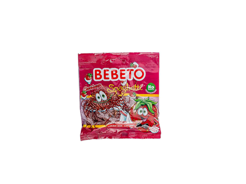 BEBETO BOMBONE SPAGETTI JAGODA 1000G