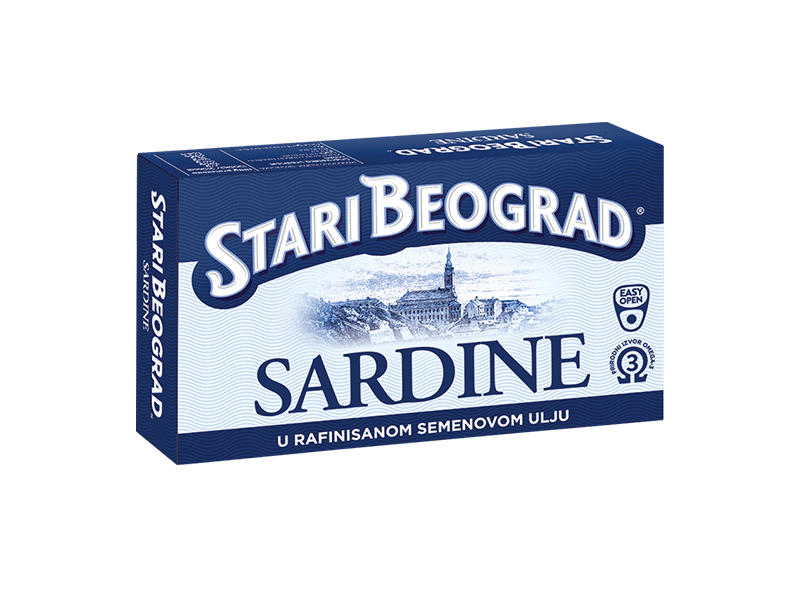 JADRANSKA SARDINA U RAFINISANOM SEMENOVOM ULJU 125G