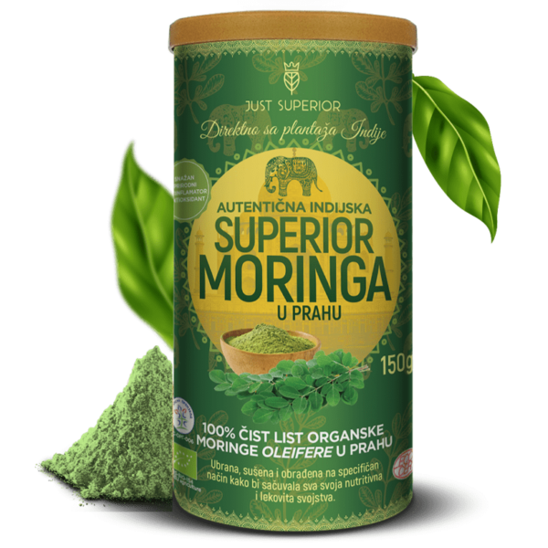 MORINGA U PRAHU ORGANSKA - 150G (INDIJA) - JUST SUPERIOR