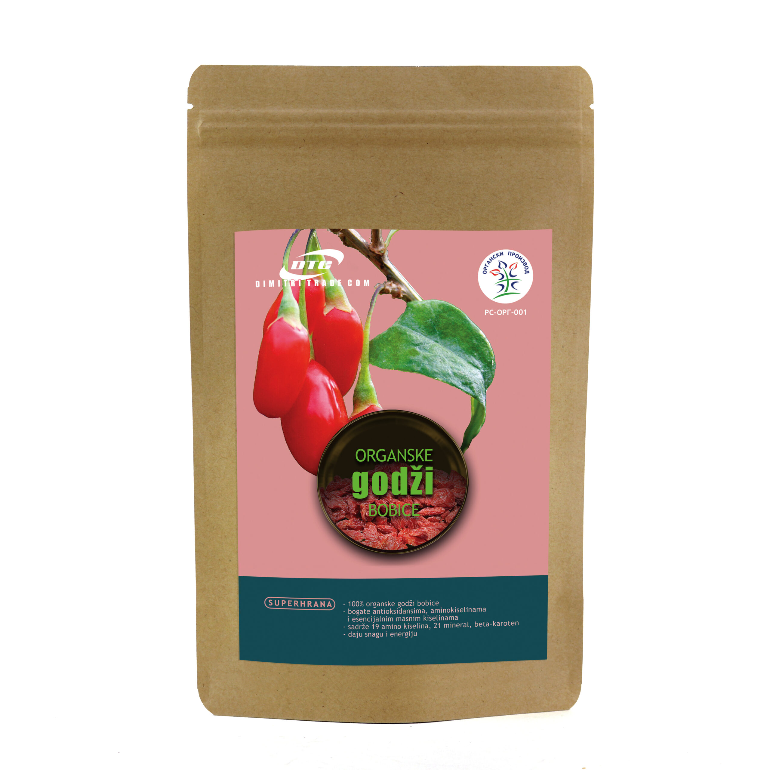 ORGANSKE GODŽI BOBICE 100G - DTC