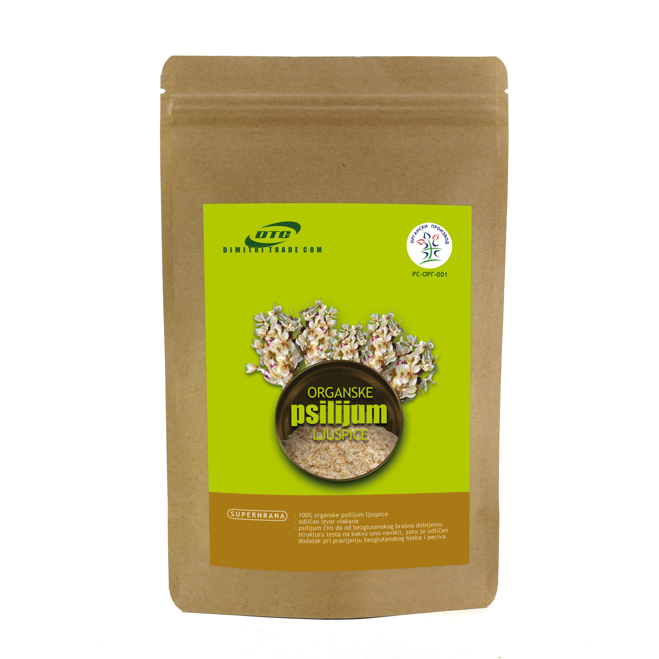 ORGANSKE PSILIJUM LJUSPICE 200G - DTC