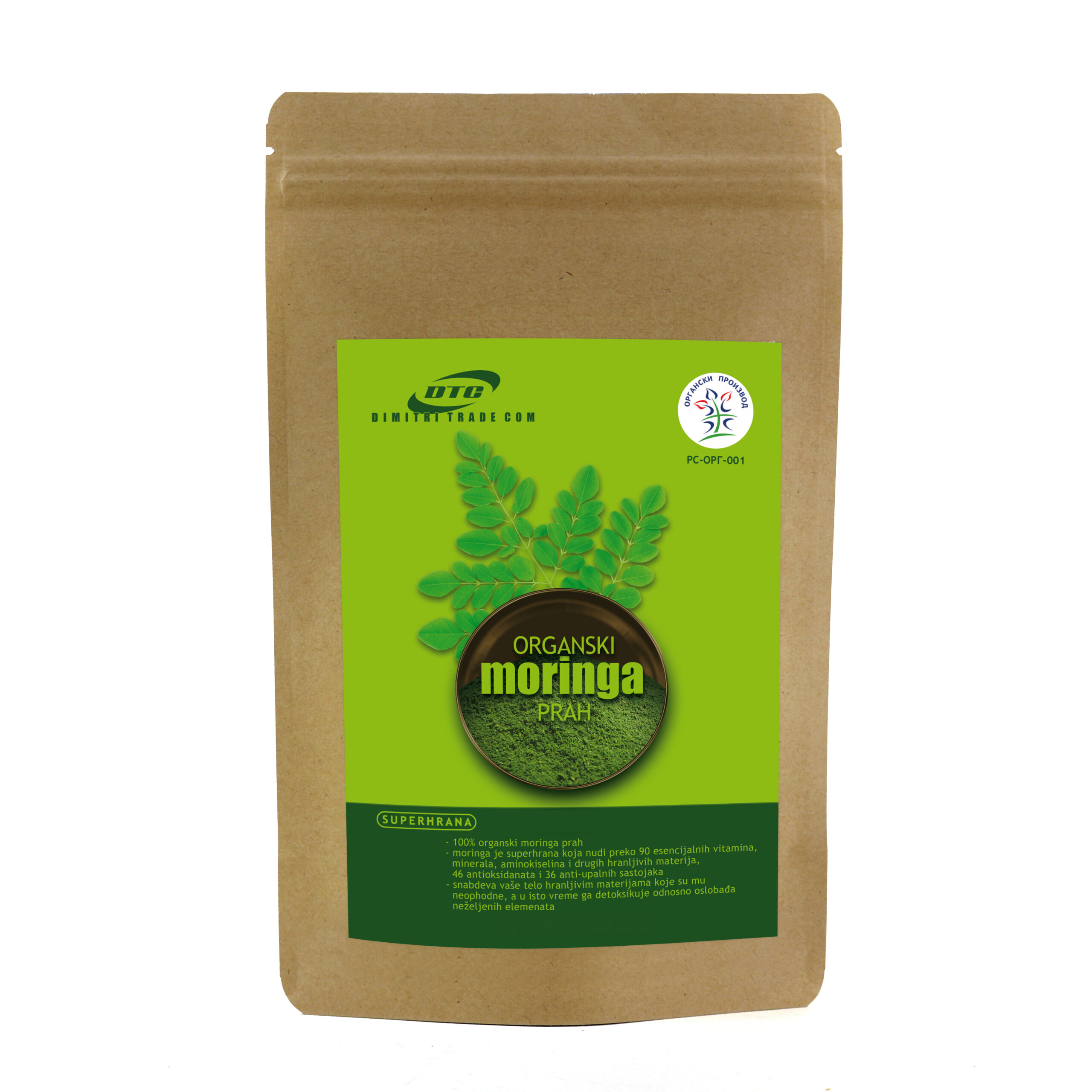 ORGANSKI MORINGA PRAH 100G - DTC