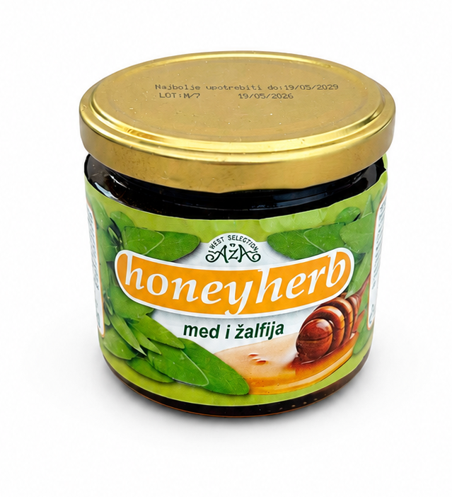 HONEYHERB MED I ŽALVIJA 250G - AZA
