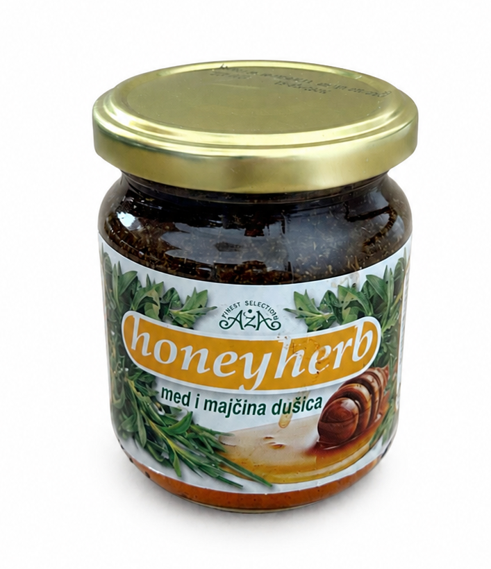 HONEYHERB MED I MAČINA DUŠICA 250G - AZA