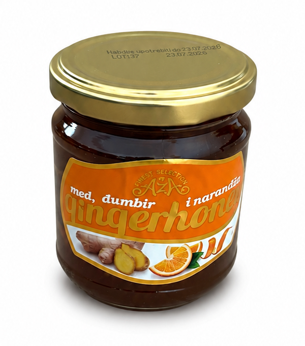 GINGERHONEY MED DJUMBIR I NARANDŽA 250G - AZA