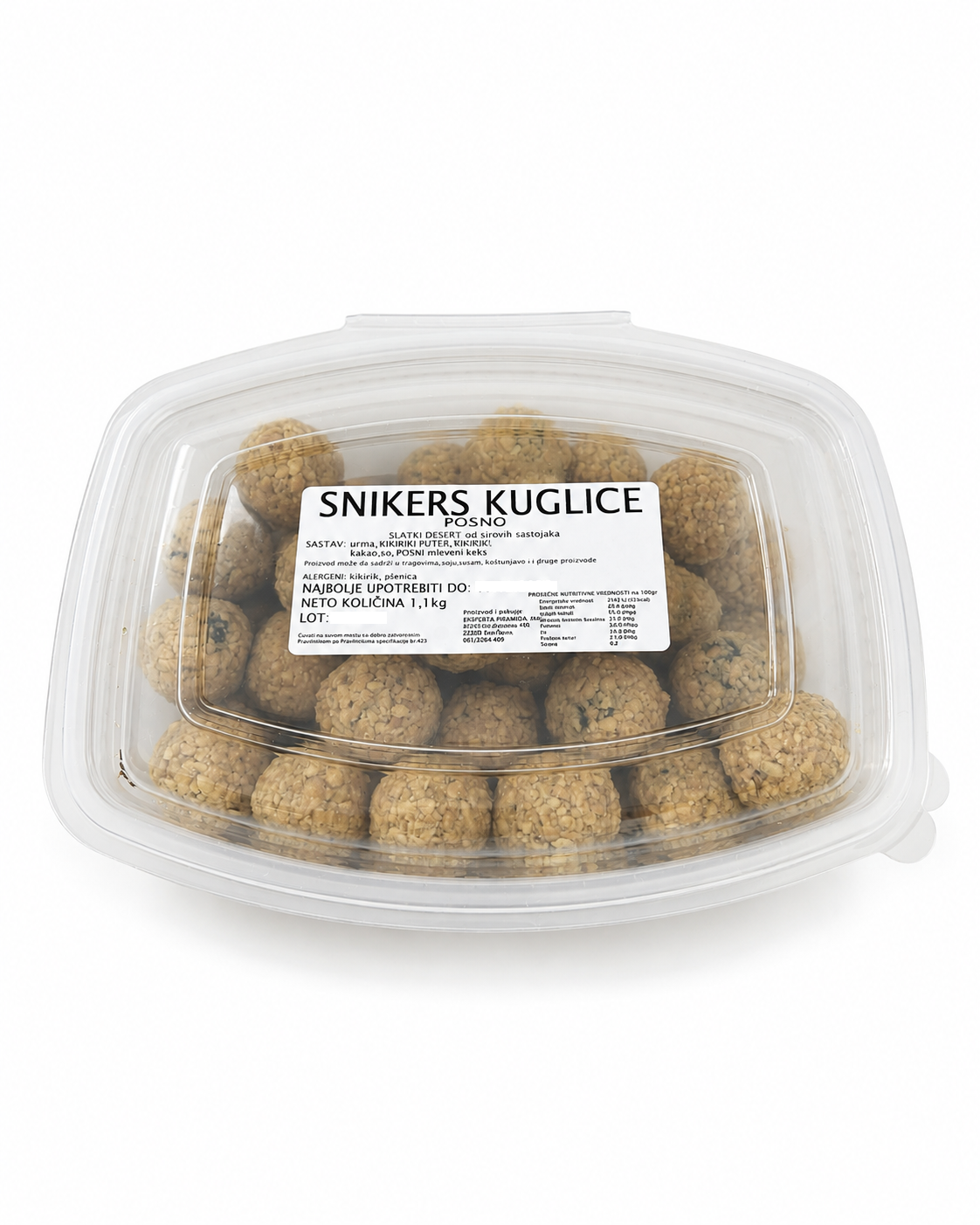 SNIKERS KUGLICE 1,1 KG 
