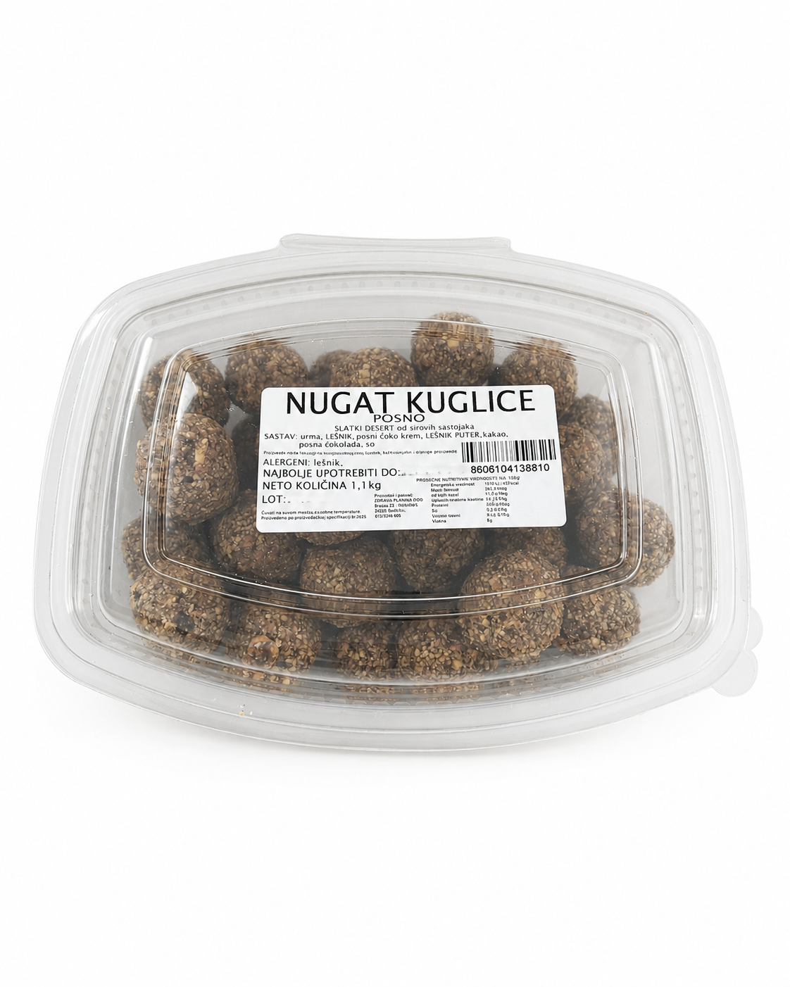 NUGAT KUGLICE 1.1 KG